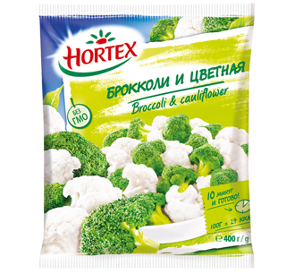 Брокколи и цветная капуста, 400 г